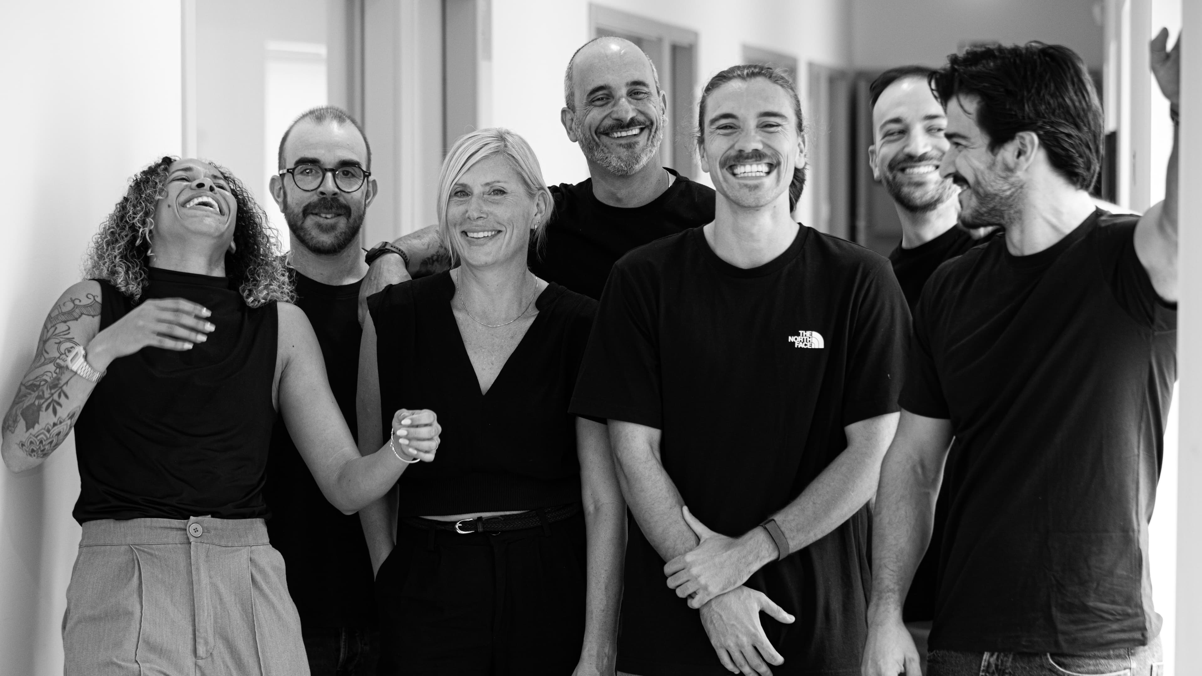 The Lavva team laughing together in the studio